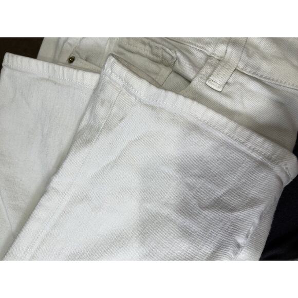 Frame Womens Tailored Boyfriend Le Garcon Blanc Straight White Jeans size 29 - Picture 7 of 16